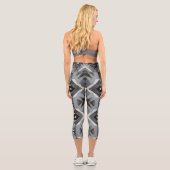 Stilvolle und komfortable Yoga-Leggings Capri Leggings (Rückseite)