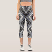 Stilvolle und komfortable Yoga-Leggings Capri Leggings (Vorderseite)