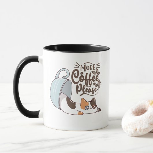 Stilvolle und langlebige Kaffeetasse für den tägli (Mit Donut)
