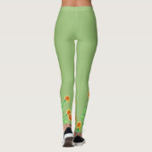 Stilvolle und moderne grüne Leggings (Rückseite)