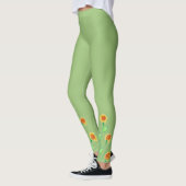 Stilvolle und moderne grüne Leggings (Links)