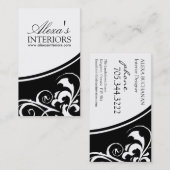 Stilvolle und noble Visitenkarte (Vorne/Hinten)