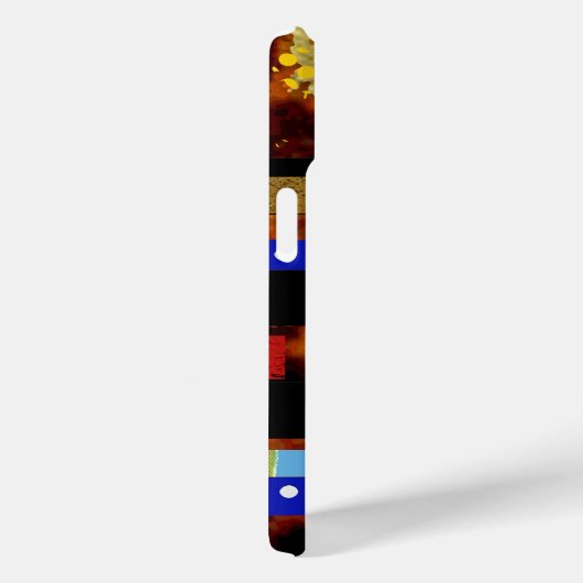 Stilvolle und Personalisierte, mehrfarbige Streife Case-Mate iPhone Hülle (Rückseite / Rechts)