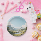 stilvolle und raffinierte Geschirr Pappteller (Party)