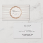 Stilvolle und schicke Veranstaltungsplaner und Par Visitenkarte (Vorne/Hinten)