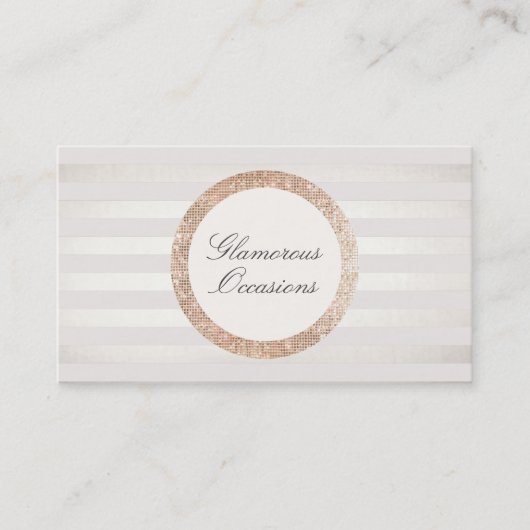 Stilvolle und schicke Veranstaltungsplaner und Par Visitenkarte (Vorderseite)