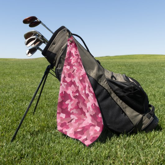 Stilvolle Urban Camouflage Golfhandtuch (Gras)
