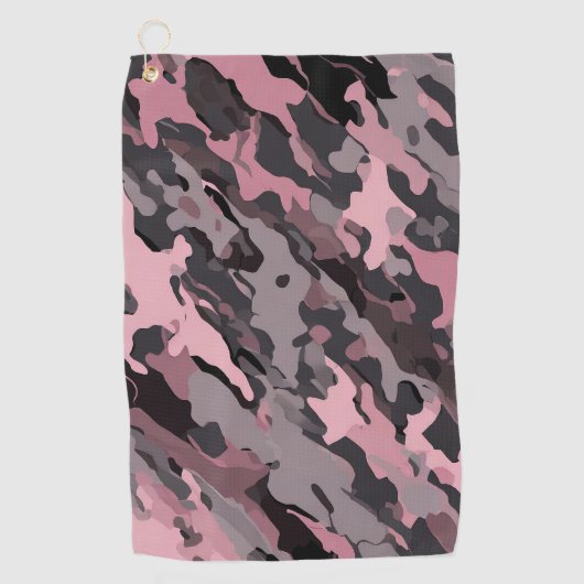 Stilvolle Urban Camouflage Golfhandtuch (Vorderseite)
