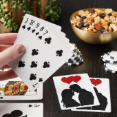 Stilvolle Valentinstag Spielkarten (In Situ)