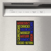 Stilvolle venezuela Caracas Stadt Namen Magnet (In Situ (Geschirrspüler))