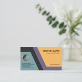 Stilvolle Verbindung Stripes Visitenkarte (Stehend Vorderseite)