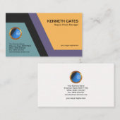 Stilvolle Verbindung Stripes Visitenkarte (Vorne/Hinten)