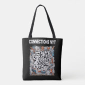 Stilvolle Verbindungen NYT Design Black Tasche (Rückseite)