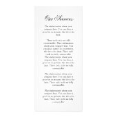 Stilvolle Versatile Rack Card Werbekarte (Hinten)