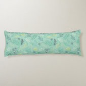 Stilvolle, verschiedene Laubgrün Seitenschläferkissen (Rückseite)