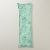 Stilvolle, verschiedene Laubgrün Seitenschläferkissen (Rückseite (Vertikal))