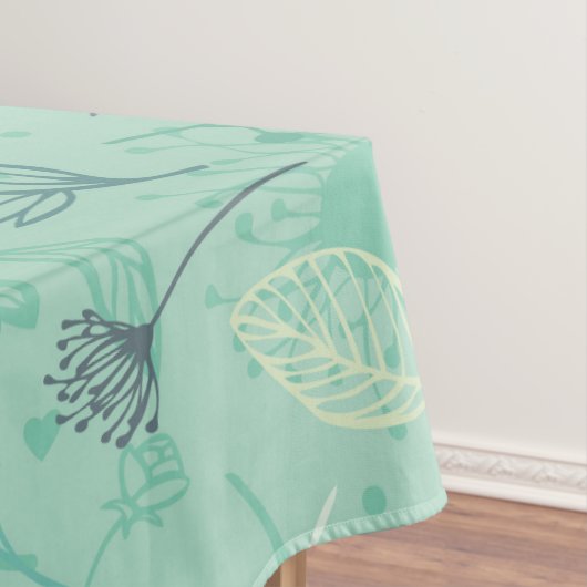 Stilvolle, verschiedene Laubgrün Tischdecke (Beispiel)