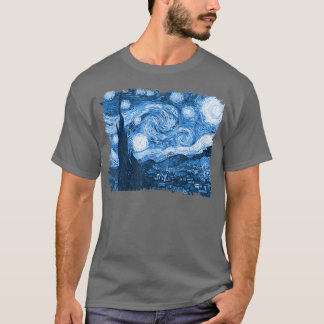 Stilvolle Vintag Art Starry Night Van Gogh Classic T-Shirt