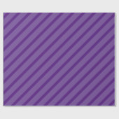 Stilvolle Vintage klassische Royal Lila Stripes Geschenkpapier (Flach)