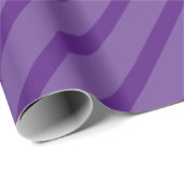 Stilvolle Vintage klassische Royal Lila Stripes Geschenkpapier (Rolleneckpunkt)