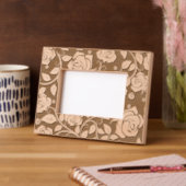 Stilvolle Vintage Rose Geätzte Rahmen (Links)