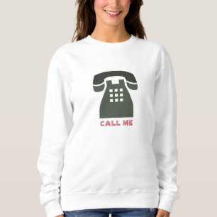 Stilvolle Vintage Telefonanrufe Alle Farben Sweatshirt