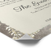 Stilvolle Vintage Zinnkurzwürfe Poster (Ecke)