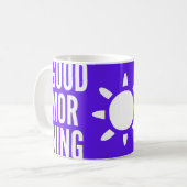 Stilvolle Violet Good Morning Sun Tee Tasse (Vorderseite Links)