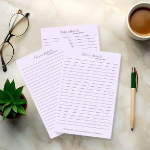 Stilvolle Violet Minimalistisch Post-it Klebezettel