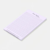 Stilvolle Violet Minimalistisch Post-it Klebezettel (angewinkelt)