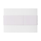 Stilvolle violette Blumen Einladungsbanderole (Rückseitenbeispiel)