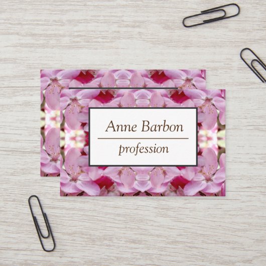 Stilvolle Visitenkarte (Vorderseite/Rückseite Beispiel)