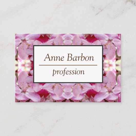 Stilvolle Visitenkarte (Vorderseite)