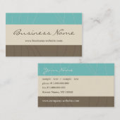 Stilvolle Visitenkarte (Vorne/Hinten)