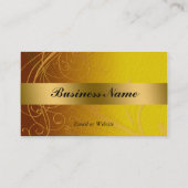 Stilvolle Visitenkarte (Rückseite)