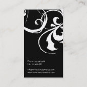 Stilvolle Visitenkarte (Rückseite)