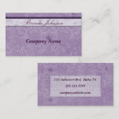 Stilvolle Visitenkarte (Vorne/Hinten)