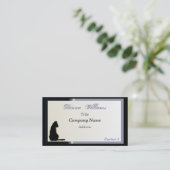 Stilvolle Visitenkarte (Stehend Vorderseite)