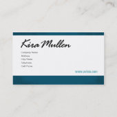 Stilvolle Visitenkarte (Allzweck) - "Avion " (Rückseite)