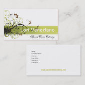 Stilvolle Visitenkarte (Allzweck) - "Barolo " (Vorne/Hinten)