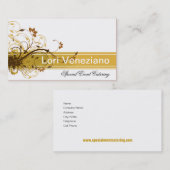 Stilvolle Visitenkarte (Allzweck) - "Barolo " (Vorne/Hinten)