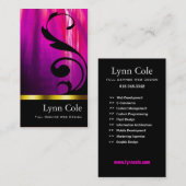 Stilvolle Visitenkarte (Allzweck) - "Lumina " (Vorne/Hinten)