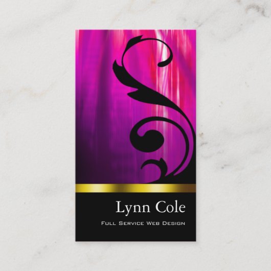 Stilvolle Visitenkarte (Allzweck) - "Lumina " (Vorderseite)