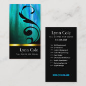 Stilvolle Visitenkarte (Allzweck) - "Lumina " (Vorne/Hinten)