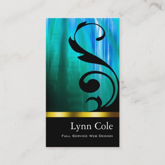 Stilvolle Visitenkarte (Allzweck) - "Lumina " (Vorderseite)