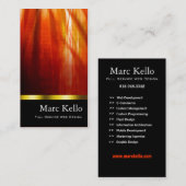 Stilvolle Visitenkarte (Allzweck) - "Lumina 2" (Vorne/Hinten)