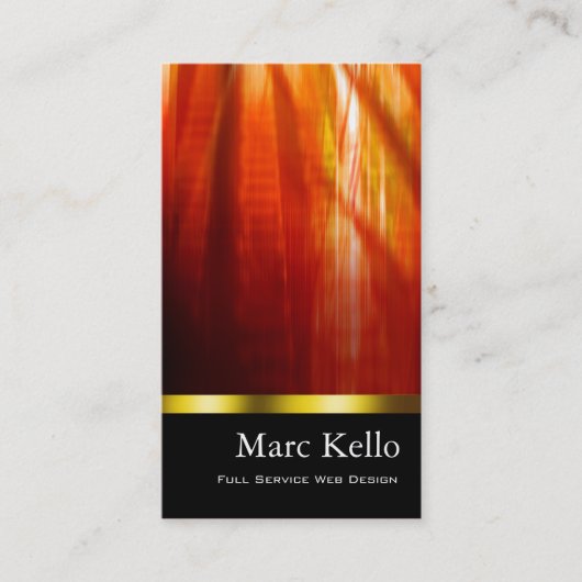 Stilvolle Visitenkarte (Allzweck) - "Lumina 2" (Vorderseite)