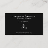 Stilvolle Visitenkarte - Allzweck"Pianist I " (Rückseite)