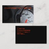 Stilvolle Visitenkarte mit einem modernen (Vorne/Hinten)