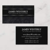 Stilvolle Visitenkarten für den Innenarchitekten Visitenkarte (Vorne/Hinten)